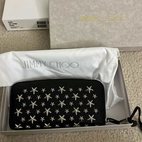 JIMMY CHOO Filipa Black - NEW in BOX - Picture 1 of 12
